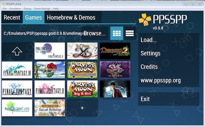 how to run psp emulator on mac